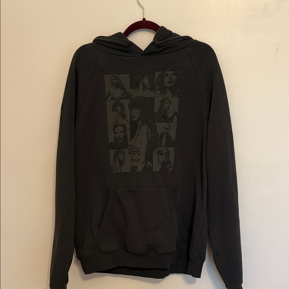 Taylor Swift Charcoal oversized eras tour Hoodie